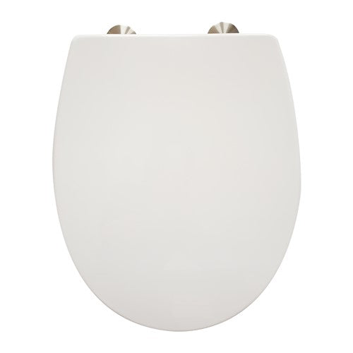 KeyPlumb - Universal Soft Close Toilet Seat - White