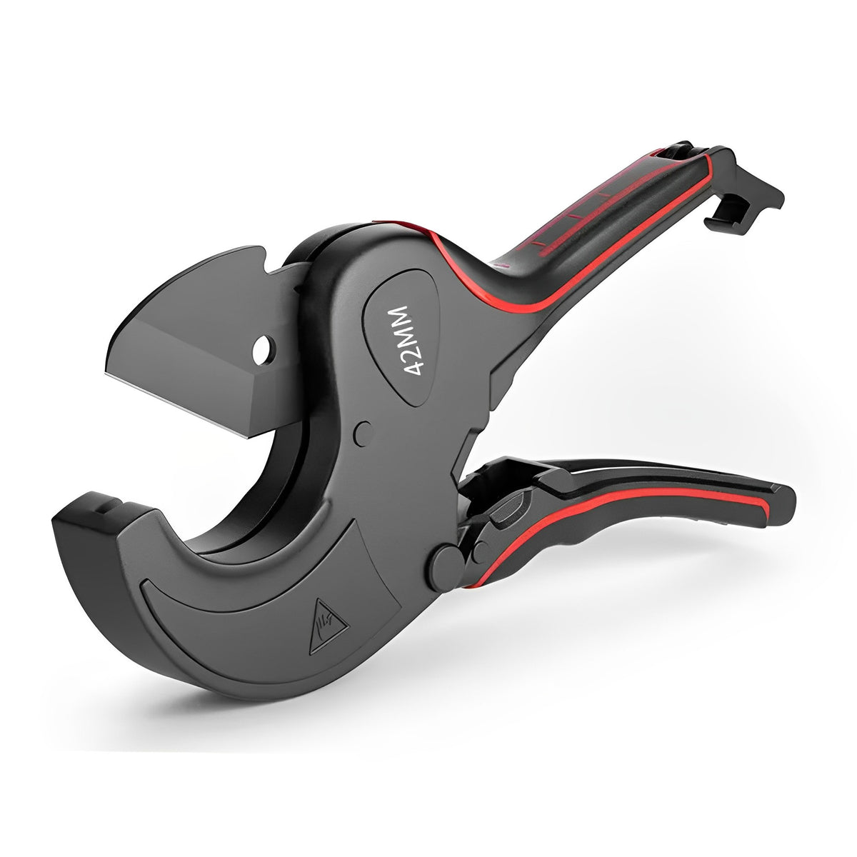 PVC Pipe Cutter With Extra Blades - Ratchet Action Tool For PEX, PVC, PPR Pipes Up To 2 Inch